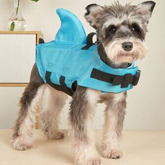 Colete Salva-Vidas para Cachorros - Dog Floater Shark